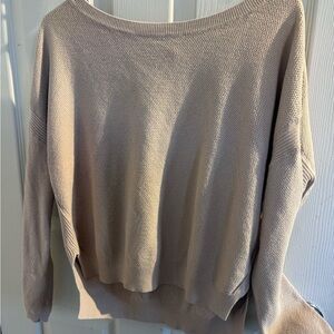 Alice Olivia Base Sweater Pullover Cashmere Blend Women Crewneck Crop Sz S